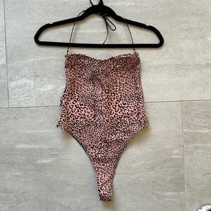 God Save Queens Leopard Print One Piece